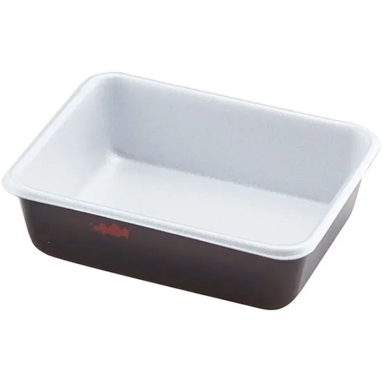 重箱容器　Ｂ－４（本体）　うるし　５０枚入【蓋　別売り】