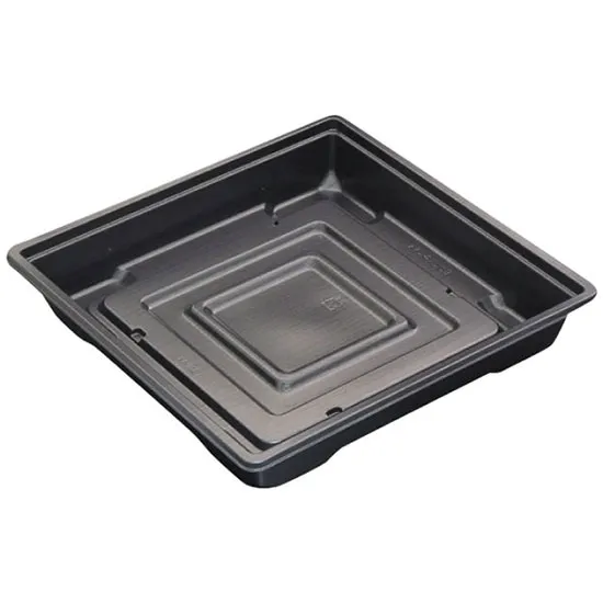 弁当容器　饗膳　７０Ｂ　本体　黒　５０枚入【中皿・蓋　別売り】