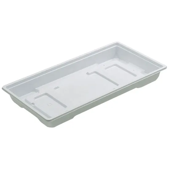 弁当容器　饗膳　１００Ｂ　本体　白　５０枚入【中皿・蓋　別売り】