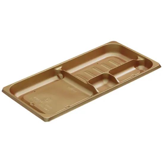 弁当容器　饗膳　１００　中皿１　ひかり　５０枚入【本体・蓋　別売り】