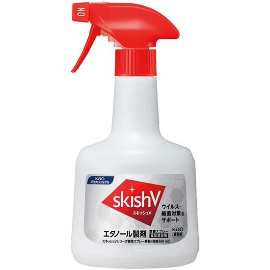 除菌用アルコール製剤　スキッシュＶ専用つめかえスプレー容器　６００ｍｌ　１本入【空ボトル】
