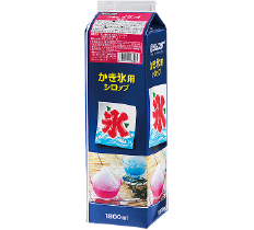 かき氷シロップ イチゴ 1.8L紙パック