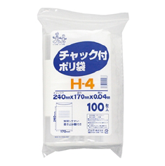 チャック付規格袋(検食用)