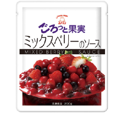 かき氷トッピングにおすすめミックスベリーのソース