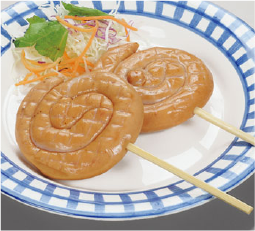 串付きトルネードウインナー