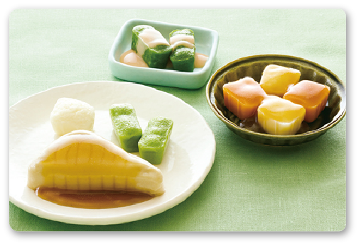 やさしいおかずセットぶりの照焼き調理例