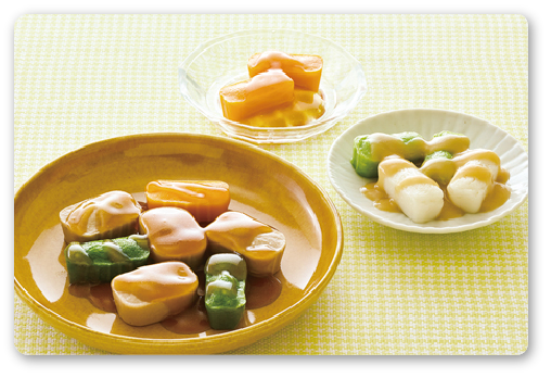 やさしいおかずセット牛肉のオイスター炒め調理例