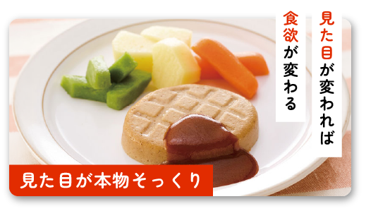 ムース食の見た目が苦手という方向け商品