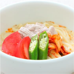 冷やし豆乳うどん