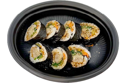 とんかつ韓国風キンパ