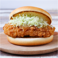 はみでるとんかつバーガー