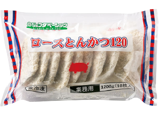 ジェフダ ロースとんかつ120 約120g×10枚入