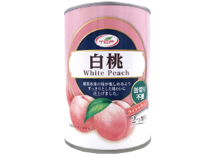 天長食品工業 白桃缶詰 4号缶(425g)(固形250g)