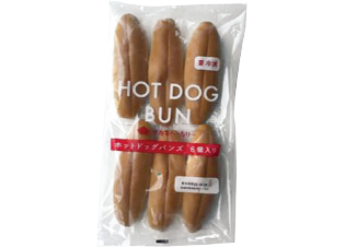 タカキベーカリー ホットドッグバンズ 41g×6本入