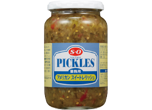 讃陽食品工業 アメリカン スイートレリッシュ 390gビン