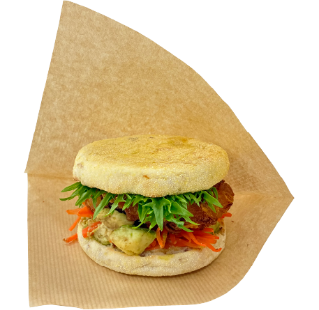 食物繊維たっぷり!イングリッシュマフィンサンド