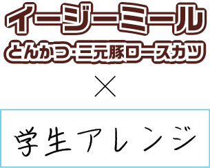 イージーミールとんかつ・三元豚のロースカツ×□□□