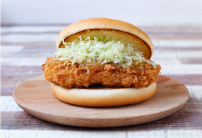 はみでるとんかつバーガー