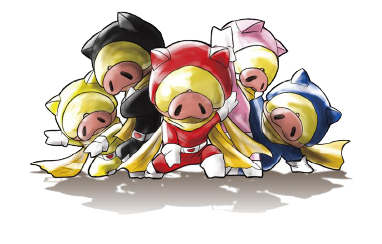 とんかつ戦隊キャラ